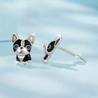 Cute French Bulldog Stud Earrings