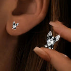 Cute French Bulldog Stud Earrings