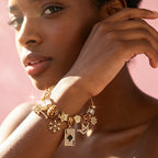 Adjustable Charm Snake Chain Bracelet