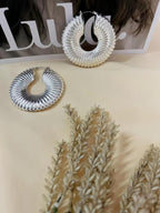 Textured Hollow Hoop Earrings