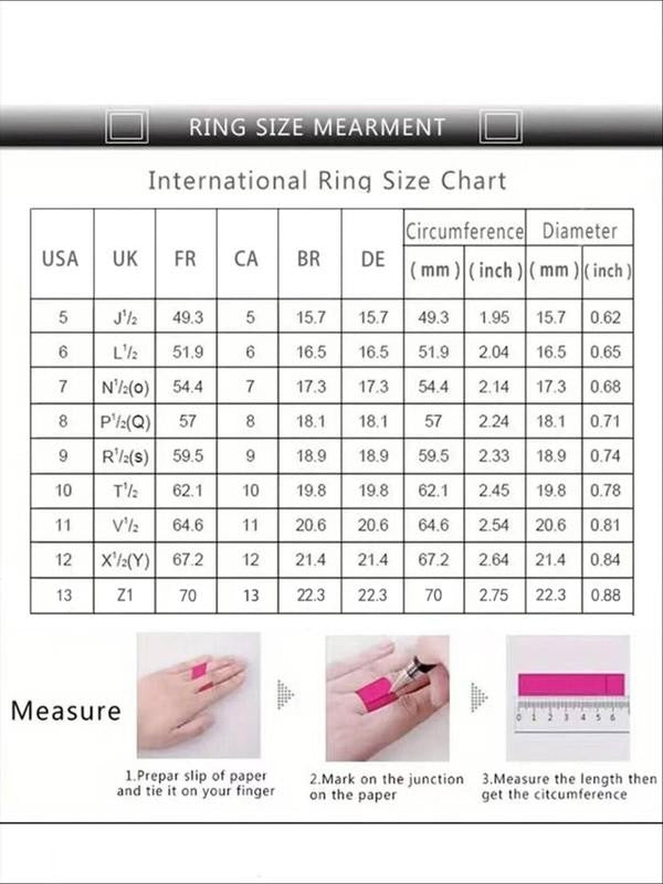 Hollow Heart Rhinestone Ring