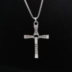 Silver Cross Pendant Necklace