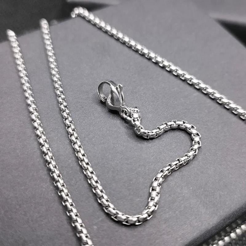 Silver Cross Pendant Necklace