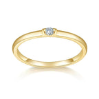 14k Infinity Stone Ring