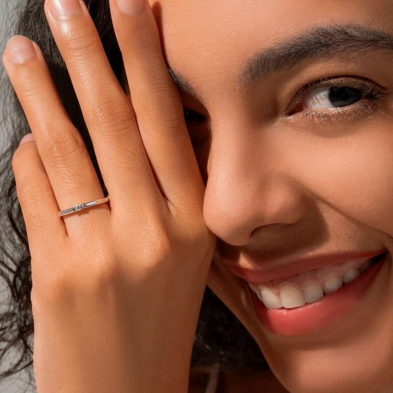 14k Infinity Stone Ring