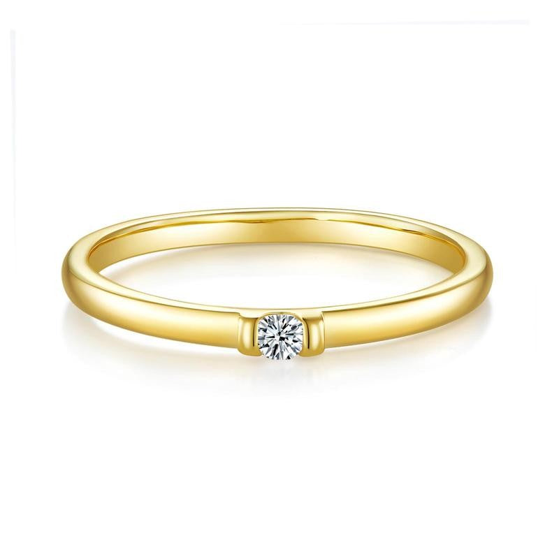 14k Infinity Stone Ring