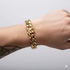 Gold Miami Cuban Link Bracelet