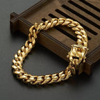 Gold Miami Cuban Link Bracelet