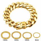 Gold Miami Cuban Link Bracelet