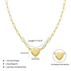 Heart Shape Magnetic Pendant Necklace