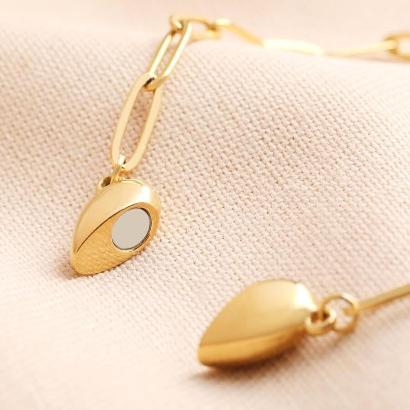 Heart Shape Magnetic Pendant Necklace