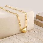 Heart Shape Magnetic Pendant Necklace