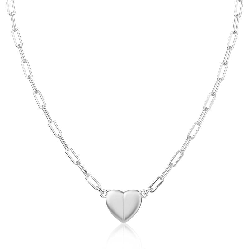 Heart Shape Magnetic Pendant Necklace