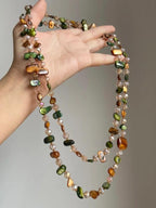 Bohemian Irregular Shell Bead Necklace
