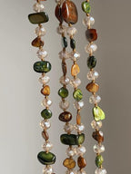 Bohemian Irregular Shell Bead Necklace