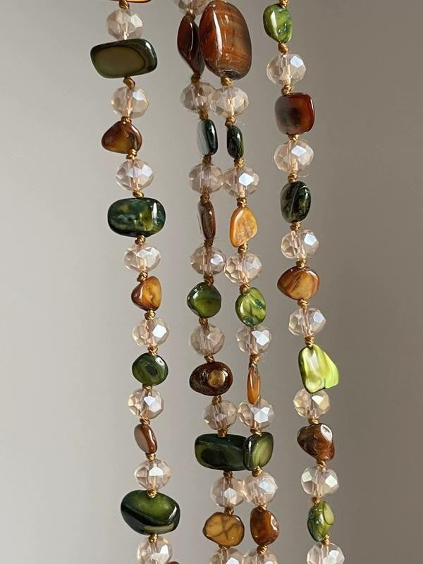 Bohemian Irregular Shell Bead Necklace