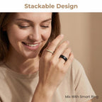 Adjustable Open Band Stone Ring