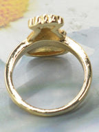 Gold Money Bag Ring