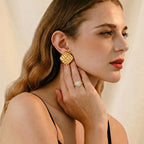 Heart Halo Pavé Stone Ring