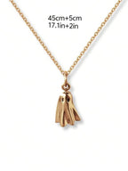 Gold Ghost Charm Necklace
