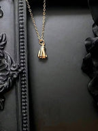 Gold Ghost Charm Necklace