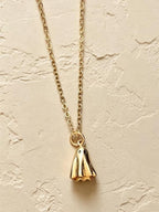 Gold Ghost Charm Necklace
