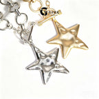 18k Star Pendant Chain Necklace