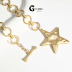 18k Star Pendant Chain Necklace