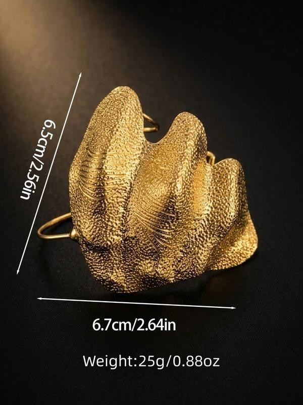Irregular Matte Gold Sculptural Ring