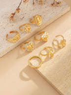 Vintage Religious Stackable Ring Set