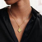 14k Initial Pendant Necklace