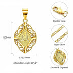 14k Initial Pendant Necklace