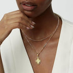 14k Initial Pendant Necklace