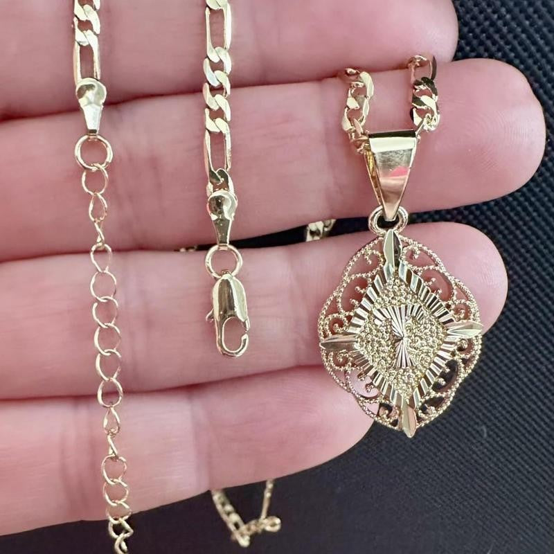 14k Initial Pendant Necklace