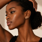 Spiral Zircon Ear Climber Earrings