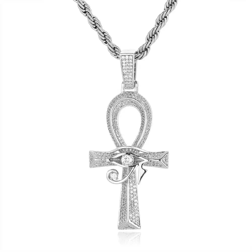 Ankh Evil Eye Necklace