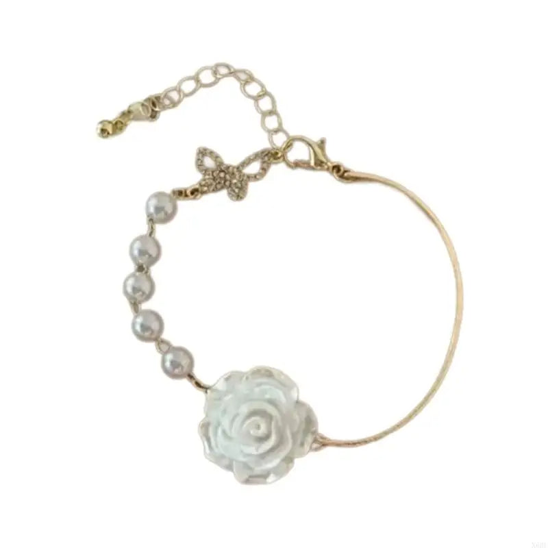 Rose Pearl Bracelet