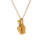 Gold Kettle Charm Necklace