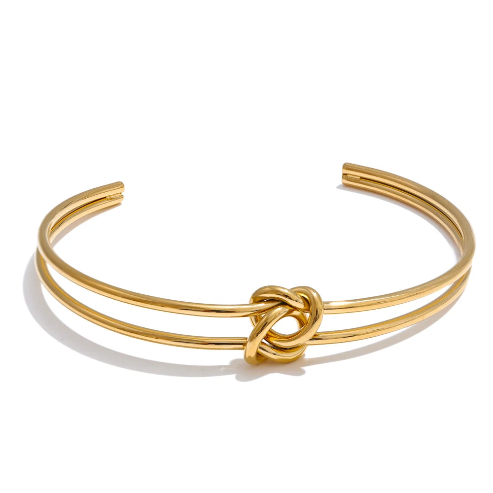 Double Knot Cuff Bracelet