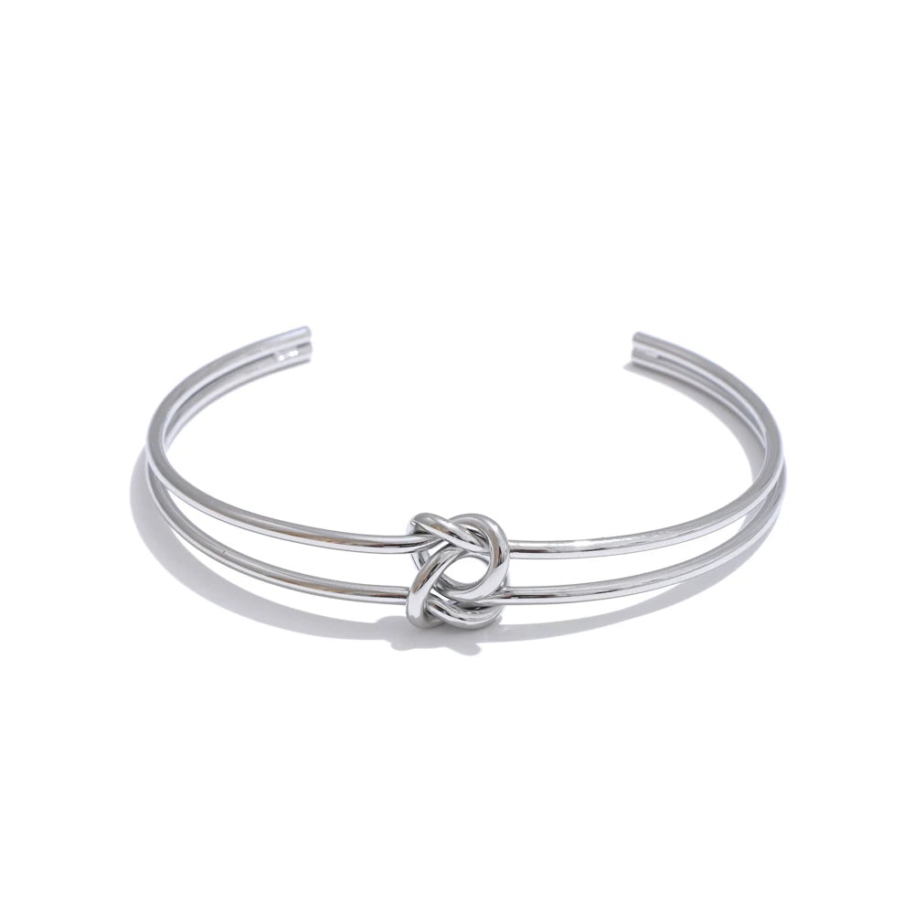 Double Knot Cuff Bracelet